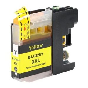 CARTUCHO DE TINTA COLOR PLUS sustituye a BROTHER LC22UY Amarillo (1200 pág.)