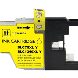 CARTUCHO DE TINTA COLOR PLUS sustituye a BROTHER LC1280Y Amarillo