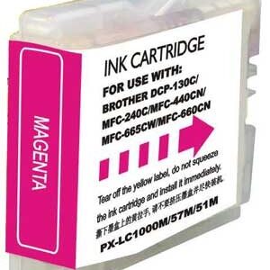CARTUCHO DE TINTA COLOR PLUS sustituye a BROTHER LC970M/LC1000M Magenta