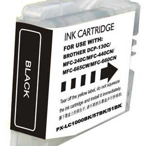 CARTUCHO DE TINTA COLOR PLUS sustituye a BROTHER LC970BK/LC1000BK Negro
