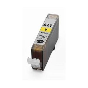CARTUCHO DE TINTA COLOR PLUS sustituye a CANON CLI-521Y Amarillo