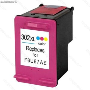 CARTUCHO DE TINTA COLOR PLUS sustituye a HP F6U67AE (302XLC) Tricolor