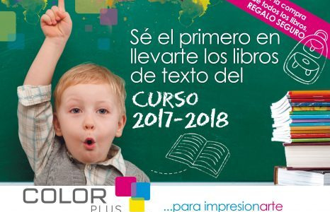 Acción promocional nuevo curso escolar de la tienda Color Plus Valdemoro